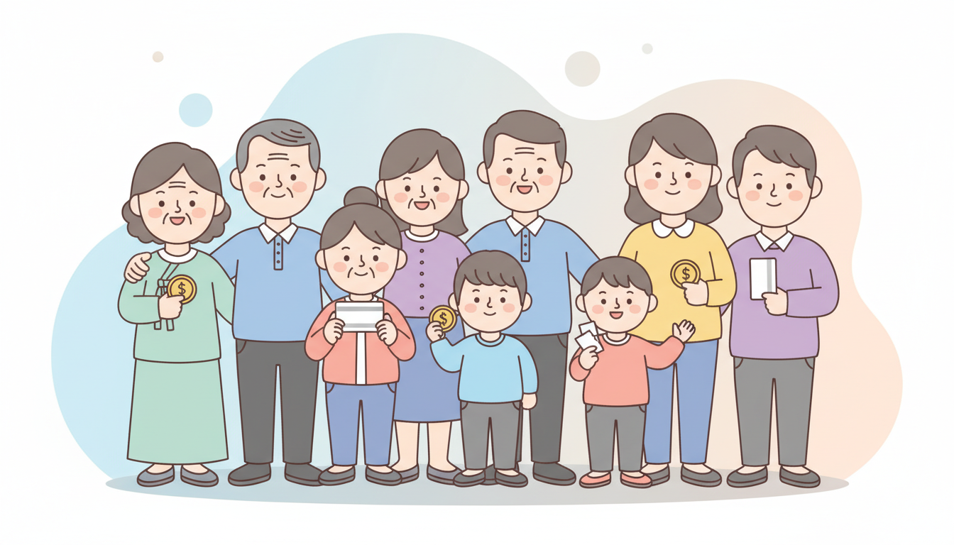경남동행론 신청방법 자격 조건 대상자 안내 일러스트
