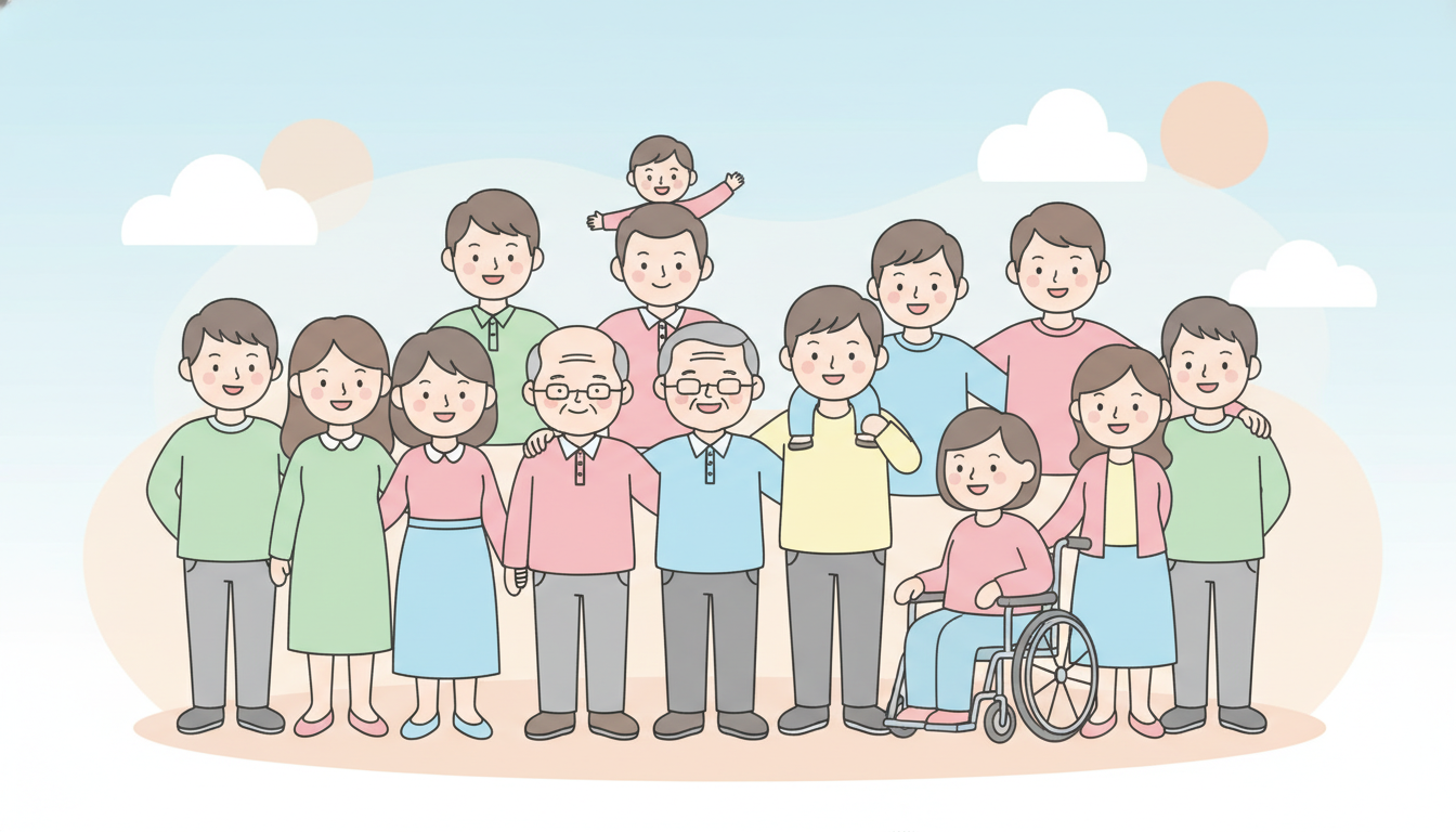성남시 에너지 안심지원금 대상 세대주 일러스트