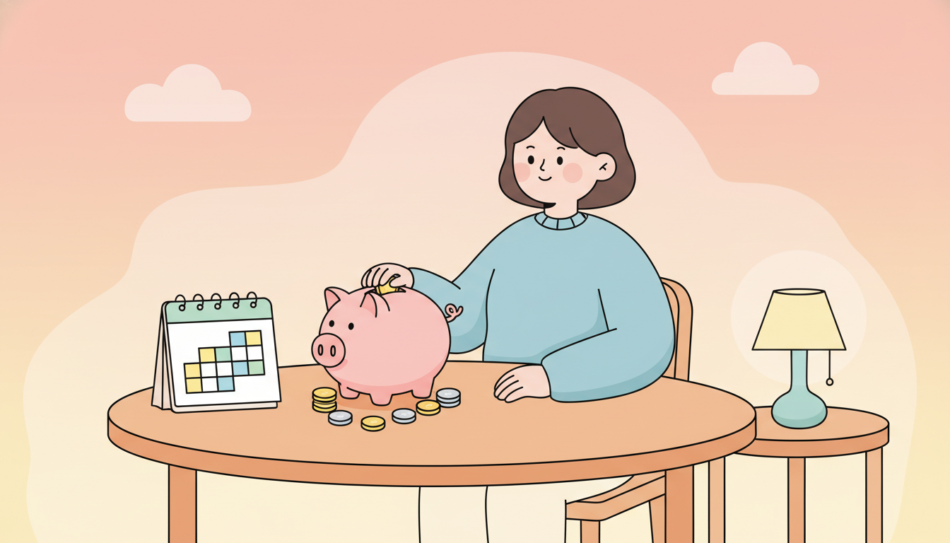 예체능 학원비 지원 금액과 일정을 상징하는 캐릭터 일러스트